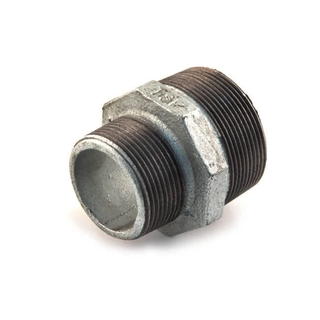 Hexagon Reducing Nipple - 2.1/2" X 2" Galvanised 4 Hexagon Reducing Nipple - 2.1/2" X 2" Galvanised - Image 2