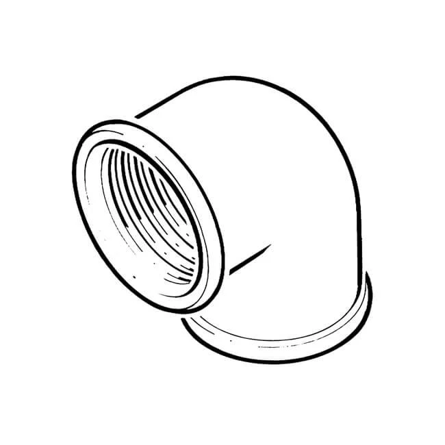 Brass Threaded Equal Elbow - 1.1/4" BSP PF 4 Brass Threaded Equal Elbow - 1.1/4" BSP PF - Image 2