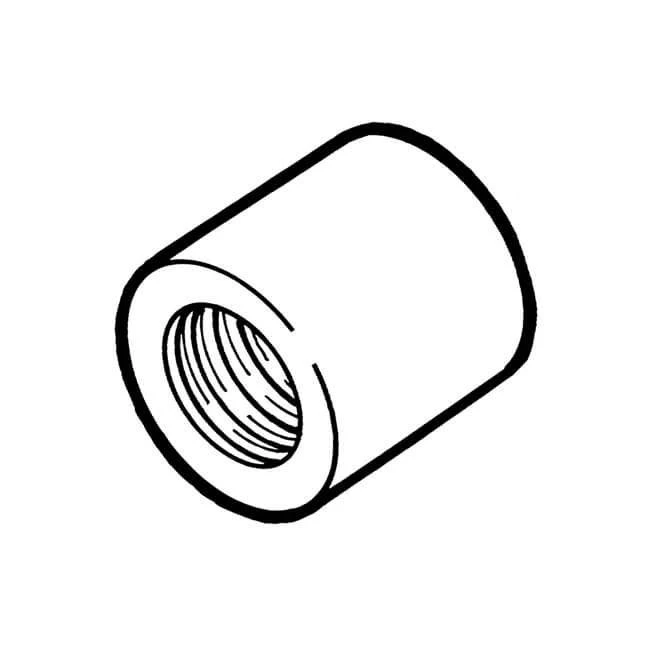 Brass Threaded Socket - 1.1/4" BSP P To BS 2779 4 Brass Threaded Socket - 1.1/4" BSP P To BS 2779 - Image 2