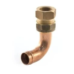 Solder Ring Bent Union Connector 15mm X 1/2" BSP F -Irwin 15 mm x 1 2in female copper x bsp parallel female cone jo min 10100 P 1