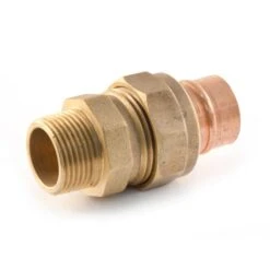 Solder Ring Straight Union Connector 15mm X 1/2" BSP TM