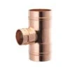 Solder Ring Reducing Branch Tee - 15mm X 15mm X 8mm -Irwin 15 mm x 15 m x 8 mm female copper tee reduced branch min 7229 P 1
