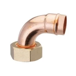 Solder Ring Bent Cylinder Union - 15mm X 3/4"