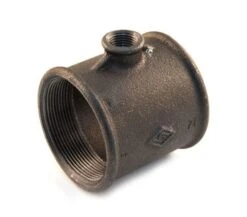 Branch Reducing Tee - 2.1/2" X 2.1/2" X 1/2" F Black