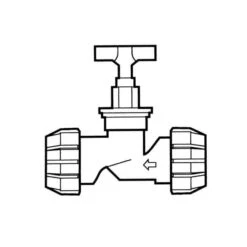Polyfast Plastic Stop Cock - 20mm MDPE -Irwin 20 mm polyfast plastic stop cock mdpe compression min 9947 L 1