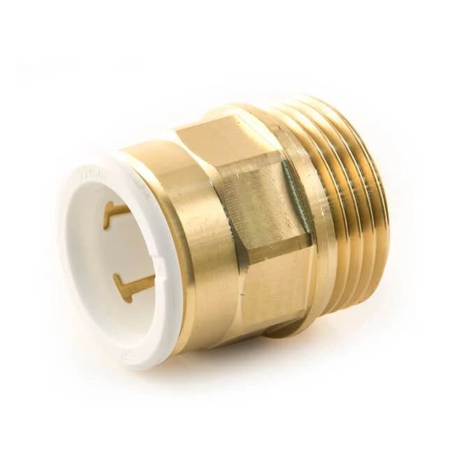 JG Speedfit Brass M Cylinder Adaptor - 22mm X 1" BSP M 3 JG Speedfit Brass M Cylinder Adaptor - 22mm X 1" BSP M