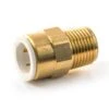 JG Speedfit Brass Male Coupler - 22mm X 3/4" BSP TM 1 JG Speedfit Brass Male Coupler - 22mm X 3/4" BSP TM -Irwin 22 mm x 3 4in bsp taper brass male coupler jg speedfit push fit 6 min 7094 P 1