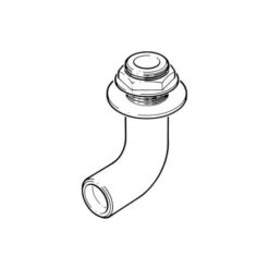 Solder Ring Elbow - 22mm X 3/4" BSP PM With Flange -Irwin 22 mm x 3 4in solder ring to bsp parallel m with flange min 10123 L 1