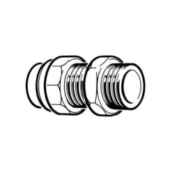 End Feed Union Coupling 22mm X 3/4" With Cone Joint -Irwin 22 mm x 3 4in straight male union connectors end feed with internal cone joint to bs 1010 min 0239 L 1