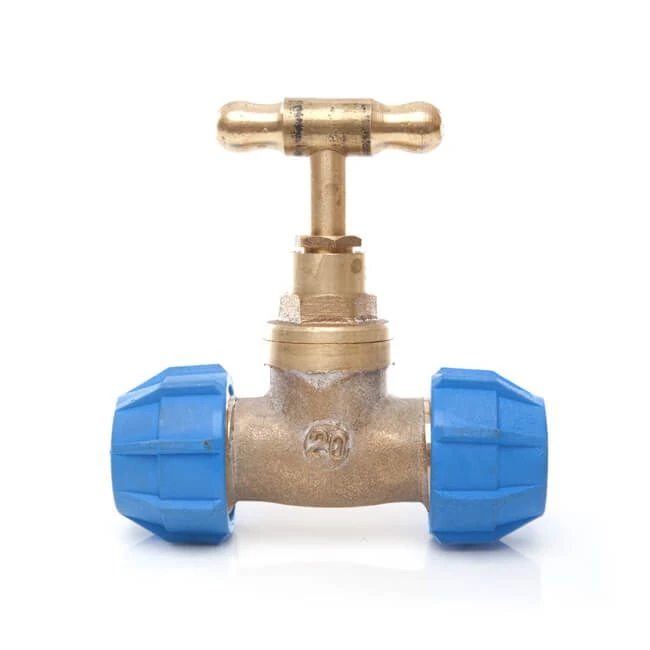 Polyfast Gunmetal Stop Cock - 25mm MDPE 3 Polyfast Gunmetal Stop Cock - 25mm MDPE