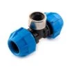 Polyfast Female Branch Tee 25mm X 25mm X 3/4" BSP PF -Irwin 25 mm x 25 mm x 3 4in female branch tee blue black min 9891 P 1