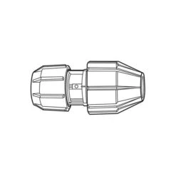 Straight Universal Transition Fitting - 25 X 27/35mm