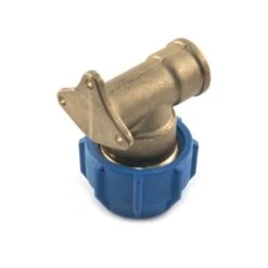 Polyfast Wall Plate Elbow 25mm Comp. X 3/4" BSP PF -Irwin 25 mm x 3 4in mdpe bib tap wall flange polyfast min 10193 P 2