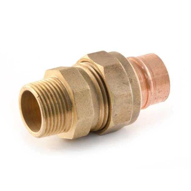 Solder Ring Straight Union Connector 28mm X 1" BSP TM 3 Solder Ring Straight Union Connector 28mm X 1" BSP TM