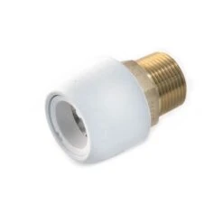 Hep2O® Adaptor - 28mm X 1" BSP M White DZR