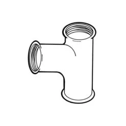 Pitcher Equal Tee 90° - 2" F Black -Irwin 2in 90 f x f x f pitcher equal black min 8387 L 1