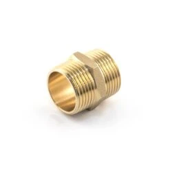 Brass Threaded Hexagon Nipple Brass - 2" BSP T
