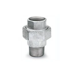 Iron To Iron Equal Union - 2" M X F Galvanised -Irwin 2in iron to iron equal union male x female malleable iron min 8683 P 2