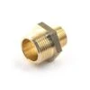 Brass Hexagon Reducing Nipple - 2" X 1.1/2" BSP T -Irwin 2in x 1 1 2in hexagon reducing nipple bsp taper brass min 10600 P 1
