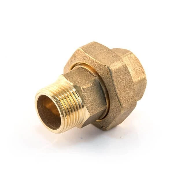 Brass Threaded Straight Union - 3/4" BSP TM X PF 4 Brass Threaded Straight Union - 3/4" BSP TM X PF - Image 2