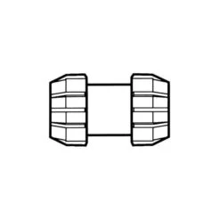 Polyfast Straight Coupling - 32mm MDPE -Irwin 32 mm polyfast mdpe straight coupling compression min 9854 L 1