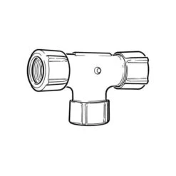 Primofit® Equal Tee - 32mm MDPE Black -Irwin 32 mm tee mdpe x mdpe x mdpe black primofit min 9841 L 1