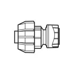 Polyguard To Copper Straight Coupling 32 X 28mm