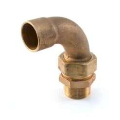 End Feed Bent Male Union Connector 35mm X 1.1/4"