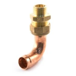Solder Ring Bent Union Connector 35mm X 1.1/4" BSP TM