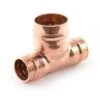 Solder Ring Reducing Ends Tee - 35mm X 35mm X 42mm -Irwin 35 mm x 35 mm x 42 mm female copper tee both ends reduced min 7257 P 1