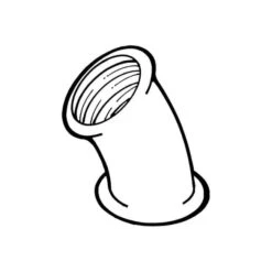 Equal Elbow 45° - 3" F Galvanised -Irwin 3in 45 f x f equal galvanised min 8529 L 1