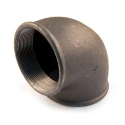 Iron Elbow 90° - 3" F Black