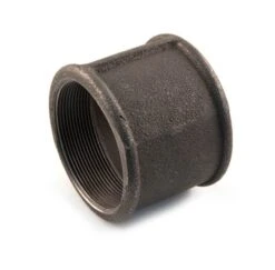 Equal Socket - 3" F Black -Irwin 3in reducing equal socket female x female malleable iron b min 8404 P 1