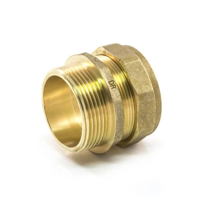 DZR Compression Straight Adaptor 42mm X 1.1/2" BSP PM 5 DZR Compression Straight Adaptor 42mm X 1.1/2" BSP PM - Image 3