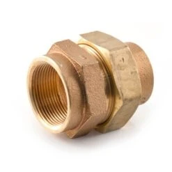 Solder Ring Straight Union Connector 42mm X 1.1/2" BSP F