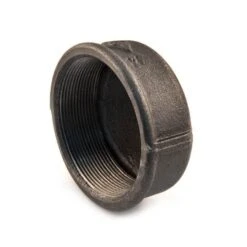 Round Cap - 4" Black