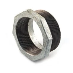Hexagon Bush - 4" X 3" M X F Galvanised 5 Hexagon Bush - 4" X 3" M X F Galvanised -Irwin 4in x 3in hexagon bush reducing male x female malleable ir min 8626 P 1