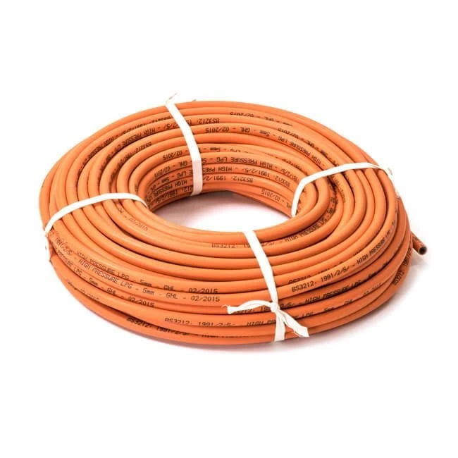 Orange High Pressure Hose - 8mm Bore, 50m Coil 3 Orange High Pressure Hose - 8mm Bore, 50m Coil