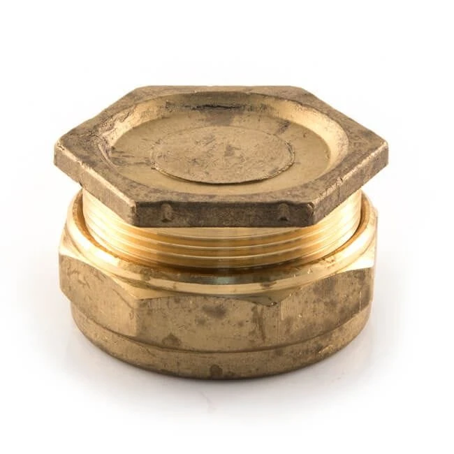 Stop End UK Compression Brass - 54mm 4 Stop End UK Compression Brass - 54mm - Image 2