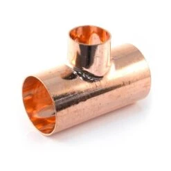 End Feed Reducing Tee - 54mm X 54mm X 28mm -Irwin 54 mm x 54 mm x 28 mm end feed female copper reduced bran min 10008 P 1