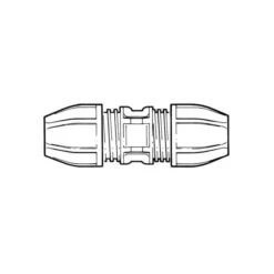 Philmac® Straight Connector - 63mm Yellow MDPE -Irwin 63 mm straight connector yellow mdpe philmac min 16069 L 1