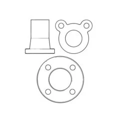 Electrofusion Stub Flange Kit - 90mm X DN80 5 Electrofusion Stub Flange Kit - 90mm X DN80 -Irwin 90 mm x 80 mm np16 stub flange kit electrofusion yellow min 13581 L 1