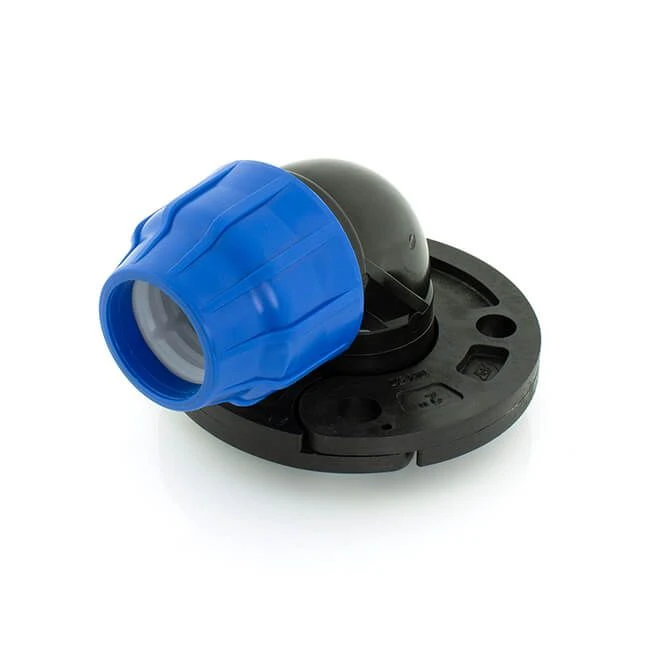 Above And Below Ground MDPE Elbow Flange Adaptor - 50mm X 2" 3 Above And Below Ground MDPE Elbow Flange Adaptor - 50mm X 2"