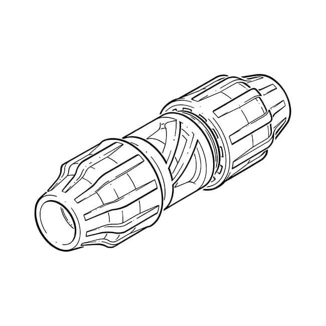 Above And Below Ground MDPE Slip/Repair Coupling - 63mm 4 Above And Below Ground MDPE Slip/Repair Coupling - 63mm - Image 2