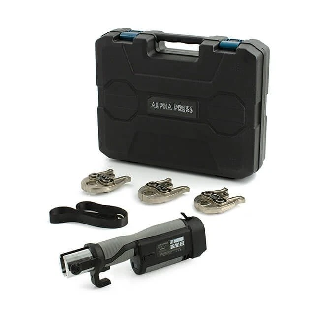 Alpha Press ECO-4 M Profile Press Fit Kit - 15 To 28mm Jaws & Tool 3 Alpha Press ECO-4 M Profile Press Fit Kit - 15 To 28mm Jaws & Tool