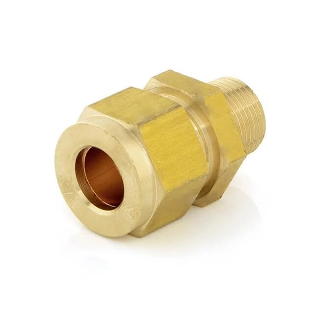 Compression Straight Adaptor - 3/8" X 1/2" BSP TM 3 Compression Straight Adaptor - 3/8" X 1/2" BSP TM