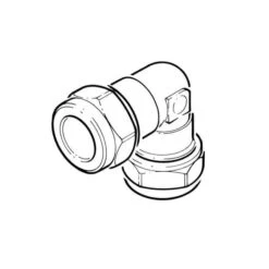 Elbow UK Compression - 35mm Brass -Irwin elbow uk compression 35mm brass 9027 2 min 9027 L 1