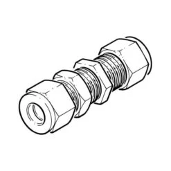 Metric Comp. Bulkhead Coupling - 12mm 5 Metric Comp. Bulkhead Coupling - 12mm -Irwin metric comp bulkhead coupling 12mm 25546 25546 l 1 2