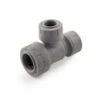 Polyplumb Branch & One End Reducing Tee 28 X 22 X 22mm -Irwin polypipe polyplumb 28 x 22 x 22 mm tee branch one end reducing grey 6 min 21260 P 1