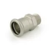 Press-fit Water Adaptor 304 S/S - 54mm X 2" BSP M -Irwin press fit water adaptor 304 s s 54mm x 2 bsp m 25924 25924 p 1